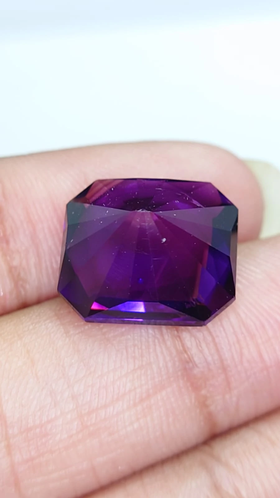8.9ct Siberian Type Amethyst From Nigeria — view 2